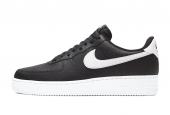 AIR FORCE 1 BLACK WHITE PEBBLED LEATHER [CT2302-002]