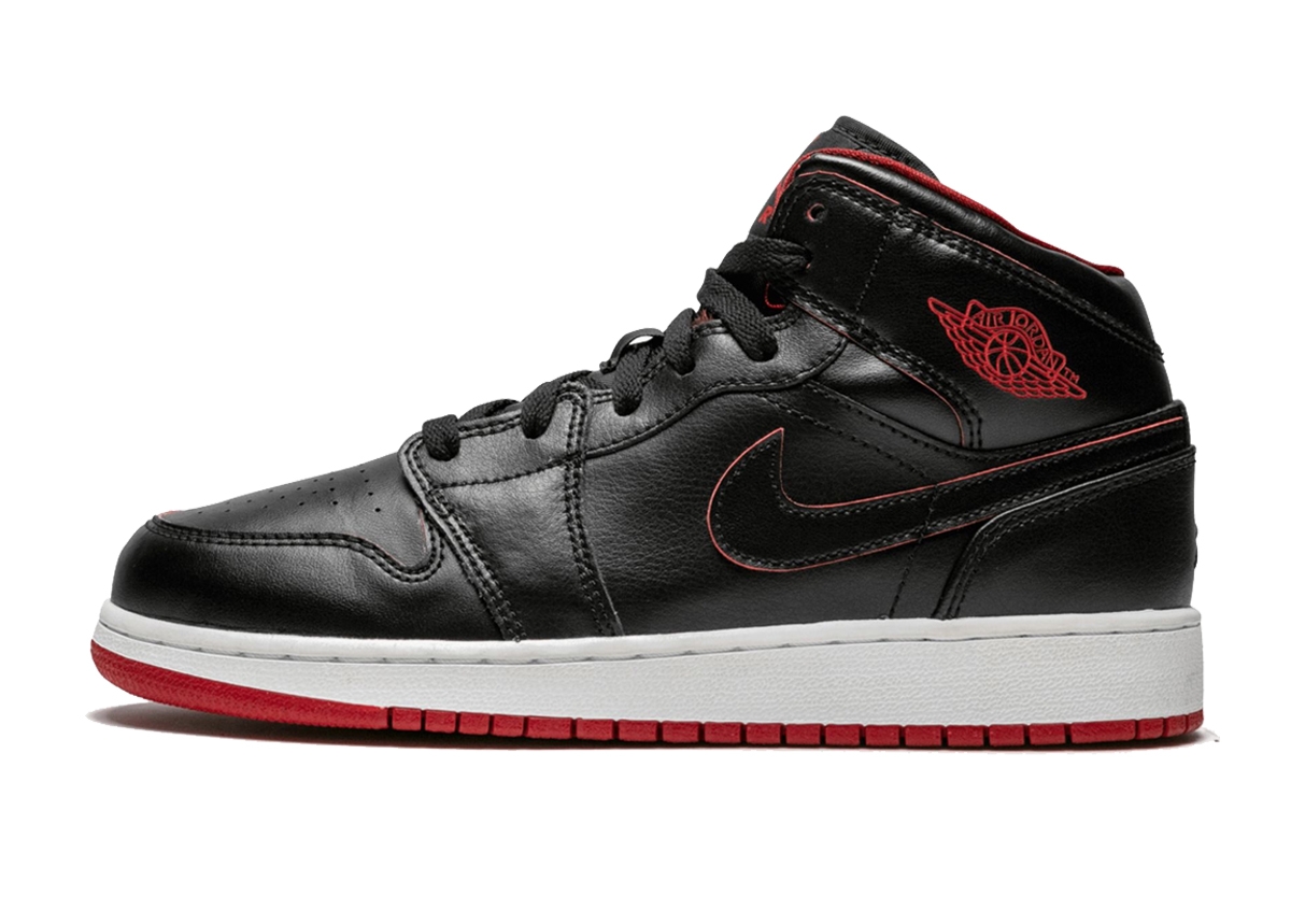 Air Jordan 1 Mid Lance Moutain Bred - 554723-601