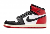 AIR JORDAN 1 HIGH RETRO OG BLACK TOE REIMAGINED GS [FD1437-106]