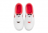 AIR FORCE 1 LV8 GS DOUBLE SWOOSH BRIGHT CRIMSON [CW1574-101]