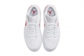 AIR JORDAN 1 LOW WHITE UNIVERSITY RED [AO9944-161]