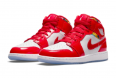 AIR JORDAN 1 MID BARCELONA SWEATER RED PATENT [DC7248-600]