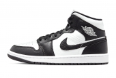 AIR JORDAN 1 MID SPLIT BLACK WHITE W [DR0501-101]