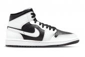 AIR JORDAN 1 MID SPLIT BLACK WHITE W [DR0501-101]