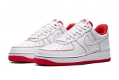 AIR FORCE 1 WHITE RED STITCH MEN [CV1724-100]