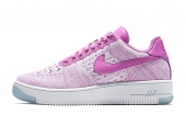 AIR FORCE 1 FLYNIT LOW FUCHSIA GLOW WHITE [820256-500]