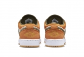 AIR JORDAN 1 LOW ORANGE OLIVE (GS) [DJ0342-102]