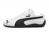 PUMA SPEEDCAT LEATHER WHITE BLACK [401603-02]