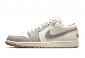 AIR JORDAN 1 LOW RED COLLEGE GREY [553558-169]