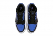 AIR JORDAN 1 MID HYPER ROYAL WOMEN [554725-077]