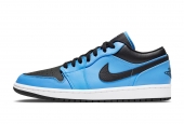 AIR JORDAN 1 LOW UNIVERSITY BLUE BLACK [553558-403]