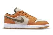 AIR JORDAN 1 LOW ORANGE OLIVE (GS) [DJ0342-102]