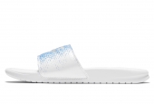 NIKE BENASSI SLIDE NEBULA METALLIC SILVER [AQ7983-100]