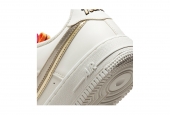 AIR FORCE 1 LV8 DOUBLE SWOOSH SILVER GOLD [DH9595-001]