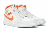 AIR JORDAN 1 MID STARFISH PURE PLATINUM [CW7591-100]