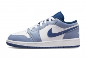 AIR JORDAN 1 LOW SLATE BLUE NAVY [553560-414]