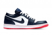 AIR JORDAN 1 LOW OBSIDIAN EMBER GLOW [553558-481]