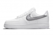 AIR FORCE 1 LOW '07 ESSENTIAL WHITE METALLIC SILVER BLACK W [DD1523-100]