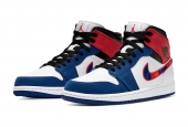 AIR JORDAN 1 MID MULTI COLOR SWOOSH [852542-146]