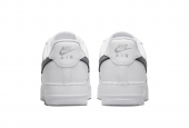 AIR FORCE 1 LOW '07 ESSENTIAL WHITE METALLIC SILVER BLACK W [DD1523-100]