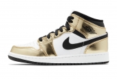 AIR JORDAN 1 MID METALLIC GOLD [DC1420-700]