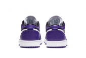 AIR JORDAN 1 LOW PURPLE BLACK [553558-501]