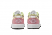 AIR JORDAN 1 LOW PASTEL GRIND VIVID GREEN GS [DJ0341-100]