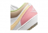 AIR JORDAN 1 LOW PASTEL GRIND VIVID GREEN GS [DJ0341-100]