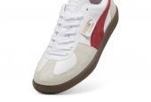 PUMA PALERMO LEATHER ‘WHITE CLUB RED’ [396464-05]