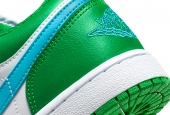 AIR JORDAN 1 LOWLUCKY GREEN AQUATONE [DC0774-304]