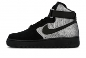 AIR FORCE 1 HIGH PREMIUM METALLIC BLACK SILVER [654440-003]