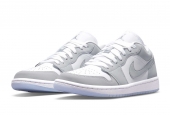AIR JORDAN 1 LOW WHITE WOLF GREY W [DC0774-105]