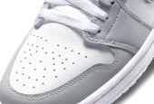 AIR JORDAN 1 LOW WHITE WOLF GREY W [DC0774-105]