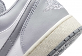 AIR JORDAN 1 LOW VINTAGE GREY [553558-053]