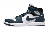 AIR JORDAN 1 MID DARK TEAL  [554724-411]