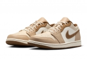 AIR JORDAN 1 LOW SEHEMP LIGHT BRITISH TAN [HF5753-221]