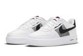 AIR FORCE 1 LOW MESH POCKED WHITE BLACK (GS) [DH9596-100]