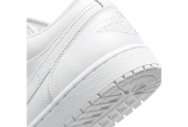 AIR JORDAN 1 LOW TRIPLE WHITE [553558-136]