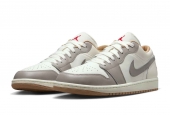 AIR JORDAN 1 LOW RED COLLEGE GREY [553558-169]