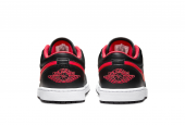 AIR JORDAN 1 LOW BLACK FIRED RED [553558-063]