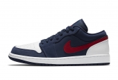 AIR JORDAN 1 LOW GS USA NAVY [CV9844-400]