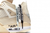 AIR JORDAN 4 X OFF-WHITE SAIL [CV9388-100]