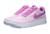 AIR FORCE 1 FLYNIT LOW FUCHSIA GLOW WHITE [820256-500]