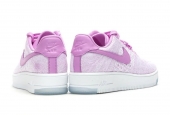 AIR FORCE 1 FLYNIT LOW FUCHSIA GLOW WHITE [820256-500]