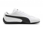 PUMA SPEEDCAT LEATHER WHITE BLACK [401603-02]