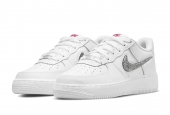 AIR FORCE 1 LV8 WHITE METALLIC SILVER [DC9651-100]