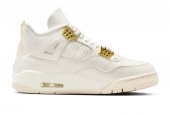 AIR JORDAN 4 RETRO METALLIC GOLD W [AQ9129-170]