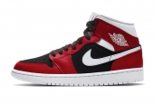 AIR JORDAN 1 MID GYM RED BLACK [BQ6472-601]