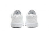 AIR JORDAN 1 LOW TRIPLE WHITE [AO9944-111] [553560-126] [553560-130]