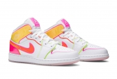 AIR JORDAN 1 MID GS EDGE GLOW [CV4611-100]
